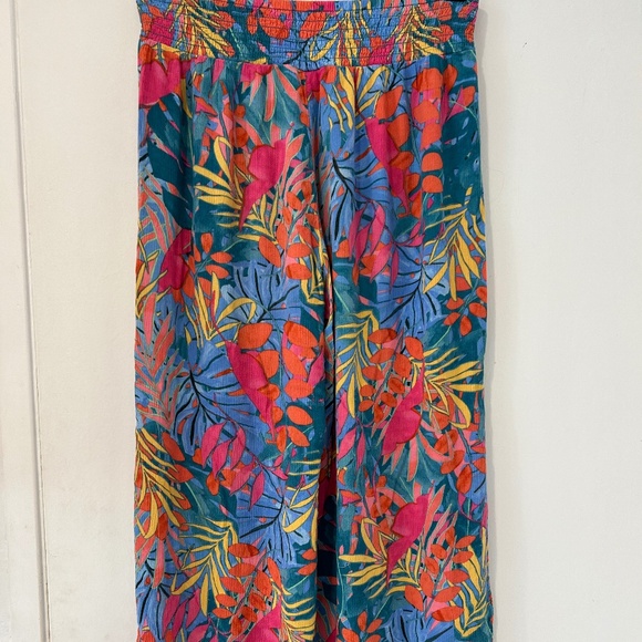 Floral print flowy plant pants - Picture 5 of 5